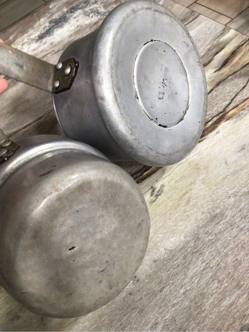Vintage Sears Best Maid of Honor Heavy Aluminum Double Boiler 1.5 Qt No Lid